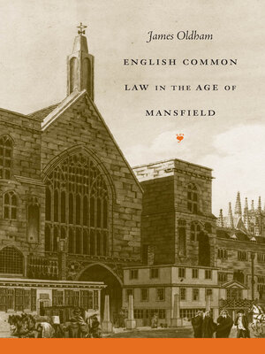 cover image of English Common Law in the Age of Mansfield